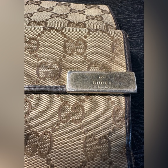 Gucci GG Canvas Trifold Wallet 💎 - Picture 11 of 12